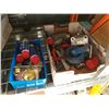 Image 1 : TRAY OF CLAMPS, CASTORS, TRAY OF GREASE AND SHOP SUPPLIES