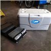 Image 1 : Plano organizer tackle box and coleman cooler