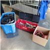 Image 1 : Tote, toolbox and box of tools
