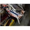 Image 4 : 4 metal folding chairs and 4 stacking patio chairs