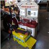 Image 1 : KIDS KITCHEN PLAYSET, BUS STORAGE BOX W/TOYS AND SCOOTER