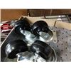 Image 3 : SET OF 4 NEW SWIVEL CASTORS