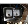 Image 1 : Double stainless sink with tap