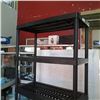 Image 2 : Black 5 tier plastic shelf