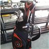 Image 1 : E21 GOLF CART BAG AND ASSORTED E21 AND CLEVELAND CLUBS