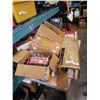 Image 1 : 6.5 foot pre lit Christmas tree and 4 boxes of  christmas decorations