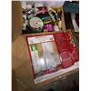 Image 3 : 6.5 foot pre lit Christmas tree and 4 boxes of  christmas decorations