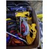Image 3 : 3 BOXES OF SAFETY GEAR, TOOLS, AUTO PARTS, COVERALLS, ETC