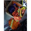 Image 4 : 3 BOXES OF SAFETY GEAR, TOOLS, AUTO PARTS, COVERALLS, ETC