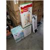 Image 1 : Rubbermaid closet organizer, shoe rack and vanity mirror