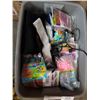 Image 2 : Tote of lifting straps, balloons and more