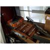 Image 1 : 3 vintage headsets, ripstick skateboard and collector spoons with display case