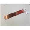 Image 1 : COPPER, 13 GAUGE SHEET , SHEARED STRIP - 13 X 2 INCH