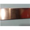 Image 2 : COPPER, 13 GAUGE SHEET , SHEARED STRIP - 13 X 2 INCH