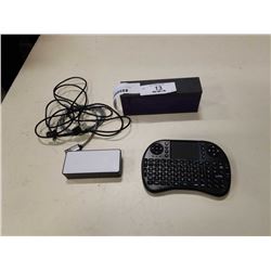 JAWBONE WIRELESS SPEAKER, POWER BANK AND KEYBOARD CONTROLLER