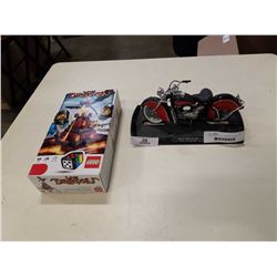 LAVA DRAGON LEGO 3838 AND INDIAN CHEIF MOTORCYCLE MODEL