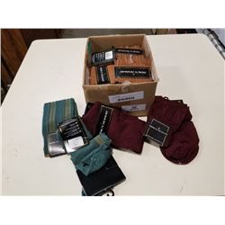 BOX OF NEW DRESS SOCKS SIZE MENS 10-13