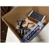 Image 1 : DBX machine, model train car, coffee grinder and german letter opener