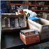 Image 1 : 2 boxes of DVDs and shaw PVR