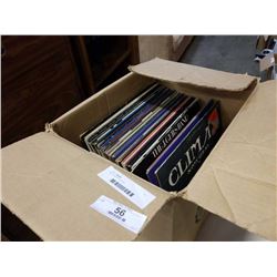 Box of various records