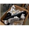 Image 2 : Box of german clock, porcelain pticher, carrafe and more