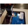 Image 2 : Box of new steam iron, shower head, liquid dispenser and more