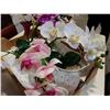 Image 3 : ARTIFICIAL ORCHIDS IN CERMIC DISH