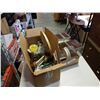 Image 1 : LOT OF VINTAGE CANNISTERS, HOUSEHOLD ITEMS, DECOR