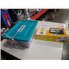 Digital picture frame and tub of knex