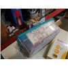 Image 3 : Digital picture frame and tub of knex