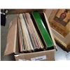 Image 2 : 24 ASSORTED VINYL RECORDS AND GOLD FRAMED 27 X 20 STILL LIFE PRINT "FLOWERS AND VASE"