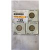 Image 2 : 7 QUEEN ELIZABETH II SILVER 25 CENT 1961-1967  .800 SILVER