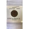 Image 2 : 6 CANADA 1 CENT COINS - 1929, 1937, 1950, 1953, 1967, 1971, 1982