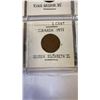 Image 4 : 6 CANADA 1 CENT COINS - 1929, 1937, 1950, 1953, 1967, 1971, 1982