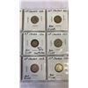 Image 3 : 11 CANADIAN SILVER 10 CENT COIS 1949-1959  .800 SILVER
