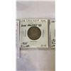 Image 2 : 3 CANADIAN SILVER 25 CENT COINS - 1909, 1910 KING EDWARD VII, KING GEORGE V .925 SILVER
