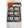 Image 1 : LIMITED SERIES I STAMP CARDS - GRETZKY, HOWE, RICHARD, ORR, ETC