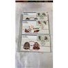 Image 1 : SPECIAL NHL 200 DAY OF ISSUE HOCKEY STAMPS - GRETZKY, HOWE, RICHARD, ORR, ETC