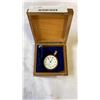 Image 2 : WALTHAM POCKET WATCH W/ WOODEN CASE AND BAG
