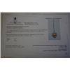 Image 3 : STERLING SILVER DIAMOND HEART PENDANT W/ CHAIN W/ APPRAISAL $1035 - 27 DIAMONDS (0.1CT) BIRTHSTONE A