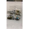 Image 1 : LOT OF JEWELLERY AND WATCHES - GLASS, HEMETITE, RHINESTONE, ETC