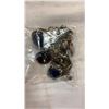 Image 2 : LOT OF JEWELLERY AND WATCHES - GLASS, HEMETITE, RHINESTONE, ETC