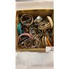Image 2 : BOX OF BANGLES AND 2 BOXES OF RHINESTONE JEWELLERY