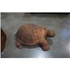 Image 2 : TERACOTTA TURTLE AND CARVED FIRST NATIONS MASK