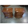 Image 1 : PAIR OF OAK ENDTABLES