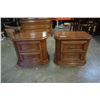 Image 2 : PAIR OF OAK ENDTABLES