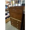 Image 2 : 2 pc illuminated drop front desk with drawers
