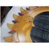 Image 2 : WOODEN DECORATIVE SUN/MOON MIRROR