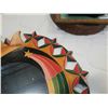Image 3 : WOODEN DECORATIVE SUN/MOON MIRROR