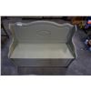 Image 3 : PAINTED GREEN STORAGE BENCH